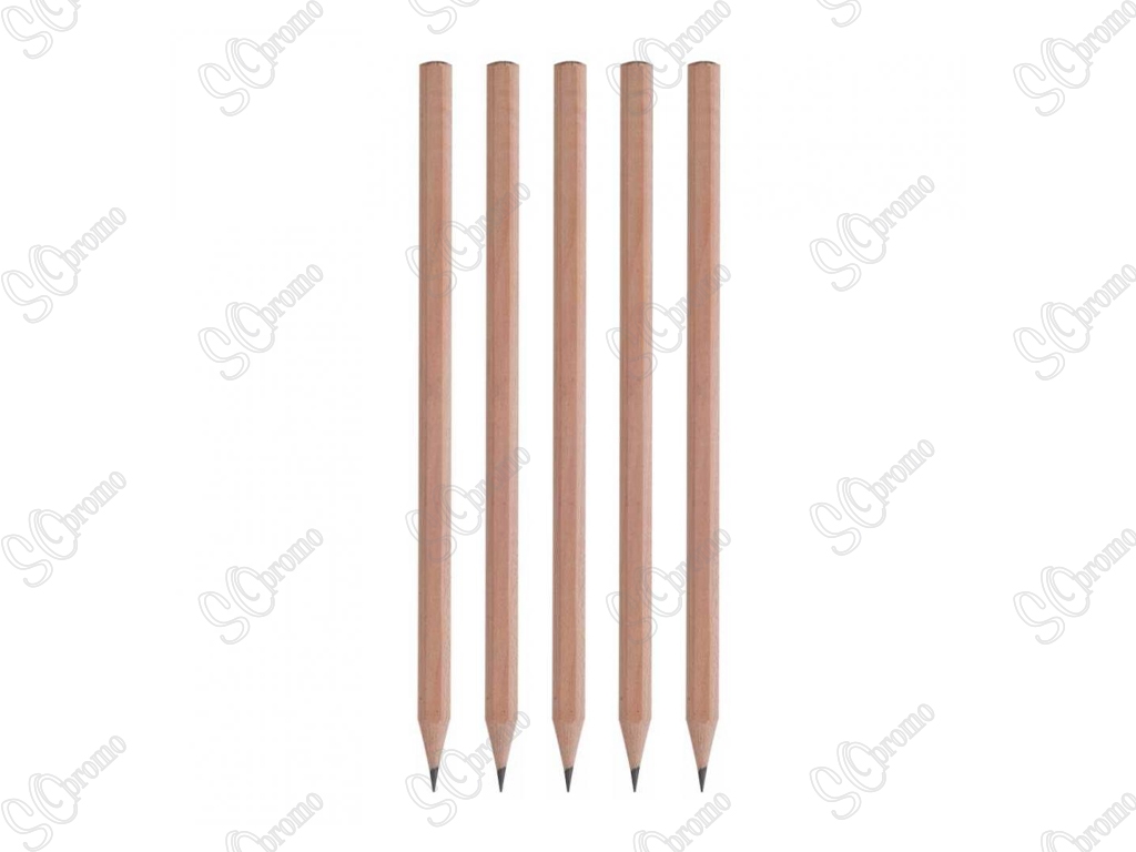 Naturel Köşeli Kurşun Kalem